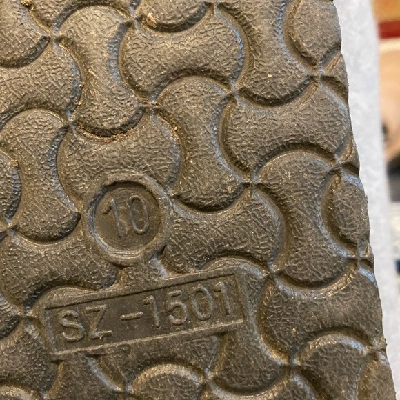 Glittery black sandals by H&K size 10 - Picture 3 of 9